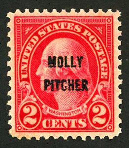 U.S. #646 MINT OG NH