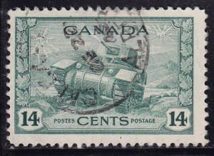 Canada 259 King George VI War Issue, Ram Tank 1943