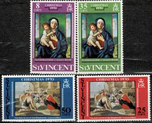 ST VINCENT 1970 CHRISTMAS MNH