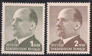 DDR 590B-590C MNH - Walter Ulbricht