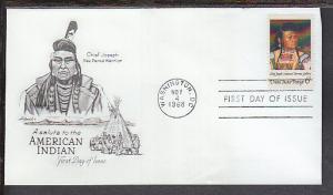 US American Indian 1968 Artmaster Pencil FDC BIN