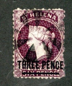 1873 St Helena Sc#14 used ( 1479 BCX2 )