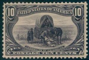 US Scott #290 Mint, XF, Light Hinge