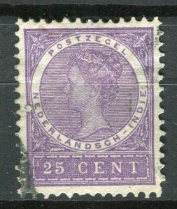 DUTCH INDIES 1902 early Wilhelmina issue fine used 25c. value