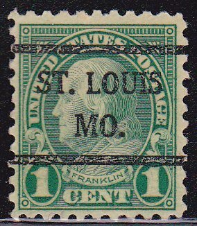 Precancel - Saint Louis, MO PSS 581-42 - Bureau Issue