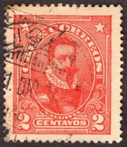 1915, Chile 2c, Used, Sc 128