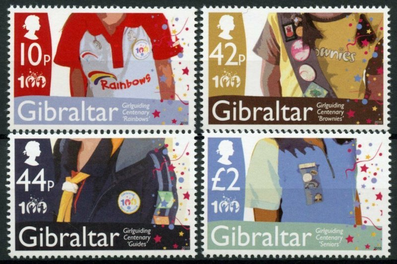 Gibraltar 2010 MNH Stamps Scott 1247-1250 Scouting