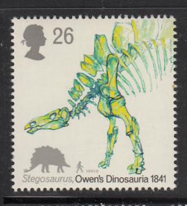 Great Britain 1991 MNH Scott #1388 26p Stegosaurus - Owen's Dinosauria