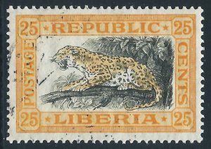 Liberia, Sc #188, 25c Used