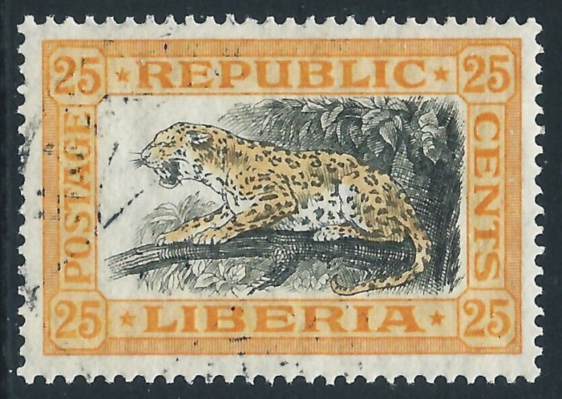 Liberia, Sc #188, 25c Used