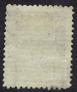 FIJI 1876 VR OVERPRINTED CROWN CR 1D LAID PAPER USED