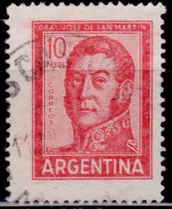 Argentina 1965-66, San Martin, 10p, sc#893, used