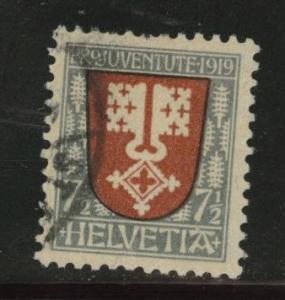 Switzerland Scott B12 used 1919 semipostal CV$14