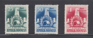 Indonesia   418-20    mnh    $ 9.65