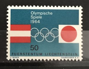 Liechtenstein 1963 #385, MNH, CV $.60