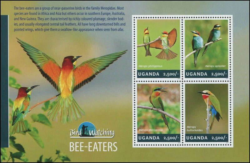 Uganda 2014 Sc 2120 Birds Hummingbird CV $8