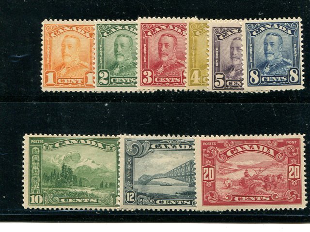 Canada #149-57  Mint VF NH   - Lakeshore Philatelics