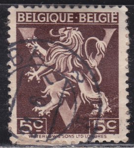 Belgium 322 Lion Rampant 1944