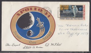 United States - Jan 21, 1971 Signed Apollo 11 Souvenir Cover