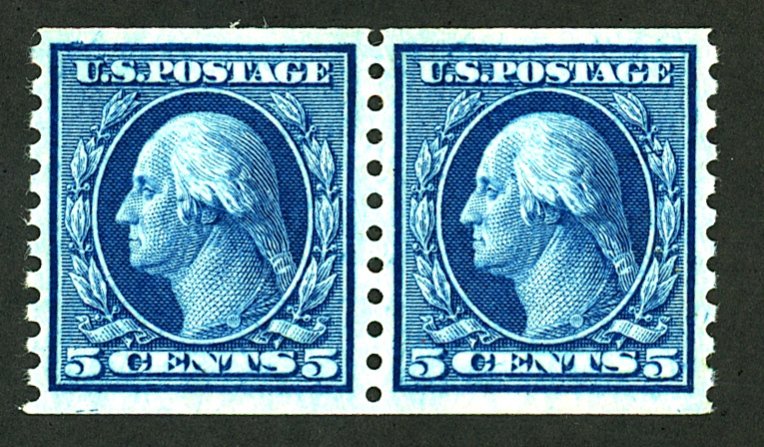 U.S. #458 MINT PAIR OG LH