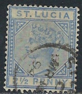 St Lucia 31 Used 1891 issue (ak4228)