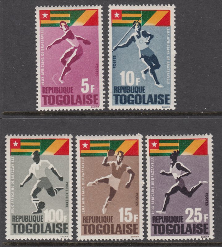 Togo 525-528,C46 MNH VF