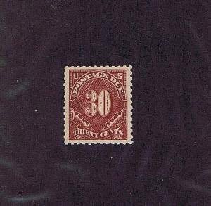 SC# J66a OG MNH 30 CENT POSTAGE DUE STAMP, 1917, 2018 PF CERT, LOOK