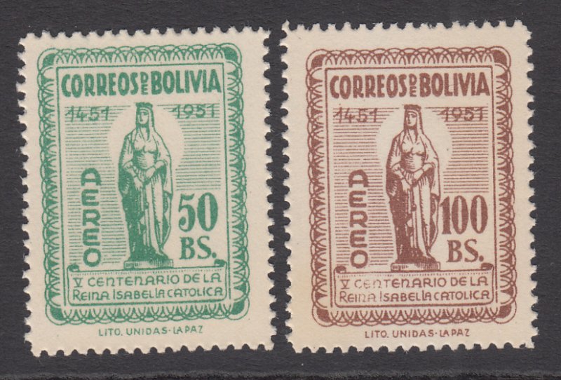 Bolivia C163-C164 MNH VF