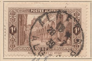 FRENCH COLONY ALGERIA 1936-37 1fr Used Stamp A29P26F33179-