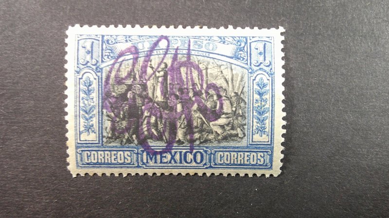 Mexico 1914 Classic Overprint Scott# 379 Unused OG Hinged XF
