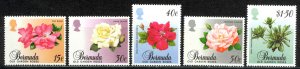 Bermuda Sc# 536-540 MNH 1988 Roses