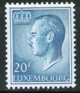 Luxembourg Scott 575 MNH** 1975-1991 Grand Duke 20F  stamp