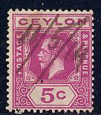 Ceylon Scott # 203, used