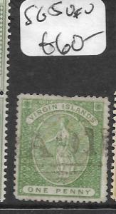 VIRGIN ISLANDS  (P2910B)  1/2D  SG 5   VFU
