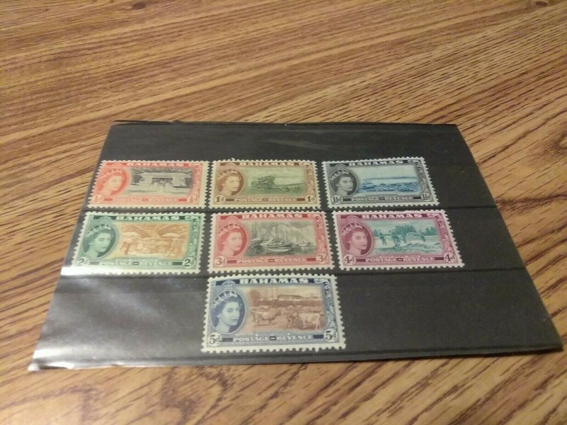 BAHAMA SCOTT #s 158-64 MNH OG STAMP SET FREE US SHIPPING