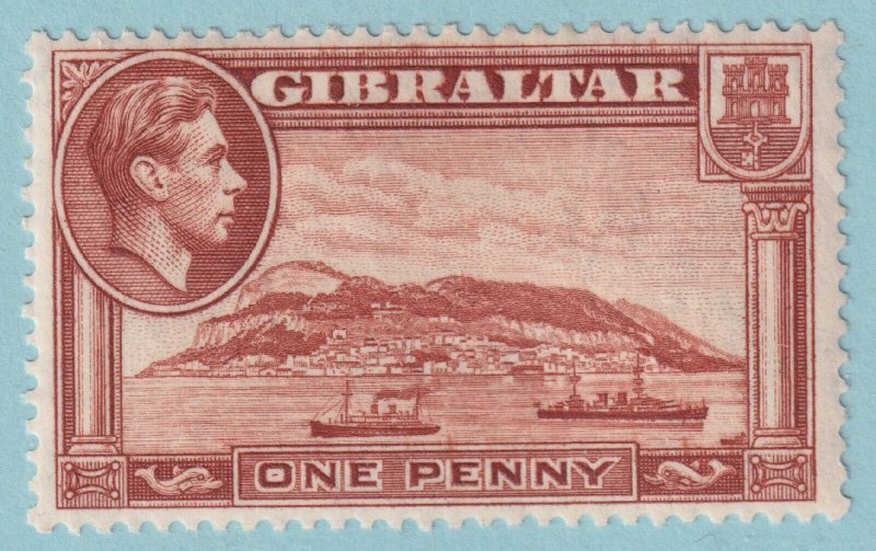 GIBRALTAR 108b  MINT HINGED OG * PERF 13.5 - NO FAULTS VERY FINE! - GEF