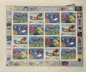 Souvenir Sheet Gibraltar Scott #828-31 nh