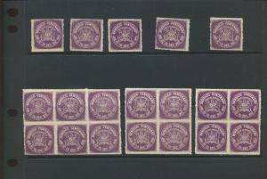 19 1951 CITY OF  BENDIGO CENTENARY POSTER STAMPS (L1104) AUSTRALIA