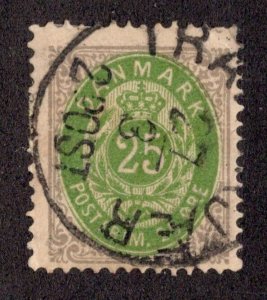 ID9918 OAS-CNY DENMARK SCOTT 8 VF $84