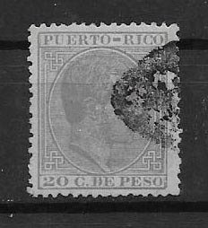 PUERTO RICO STAMP, VFU  #JUNIO P2