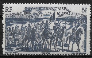 Doyle's_Stamps: French Guiana 1946 Chad to Rhine Set C12** to C17**