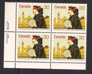 CANADA SC# 954 VF MNH 1982 INSCRIP BK/4 LL