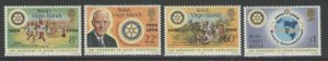 BRITISH VIRGIN ISLANDS SG434/7 1980 ANNIV OF ROTARY INTERNATIONAL MNH