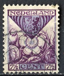 Netherlands; 1925: Sc. # B10: Used Single Stamp