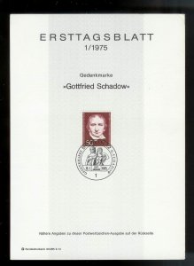 GERMANY (52) Ersttagsblatt FDC Presentation Cards
