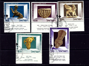 Israel 323-28 Used 1966 set with tabs