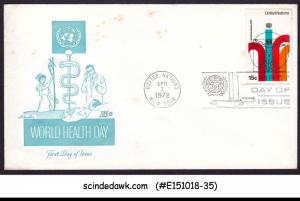 UNITED NATIONS UNO - 1972 WORLD HEALTH DAY - FDC