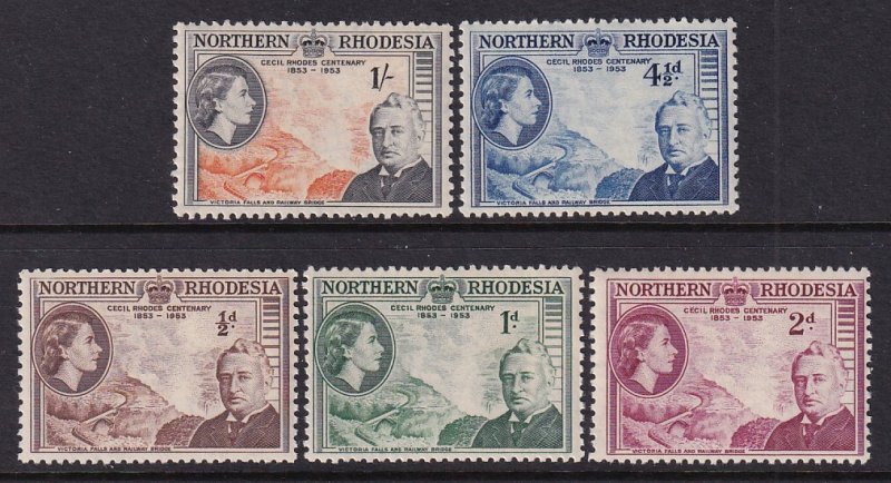 Northern Rhodesia 54-58 MNH VF