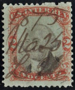 R151 2¢ Third Issue Documentary Stamp (1874) Used