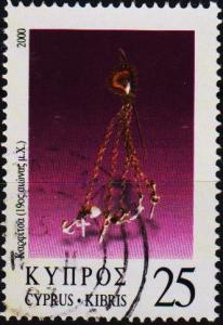 Cyprus. 2000 25c S.G.987 Fine Used